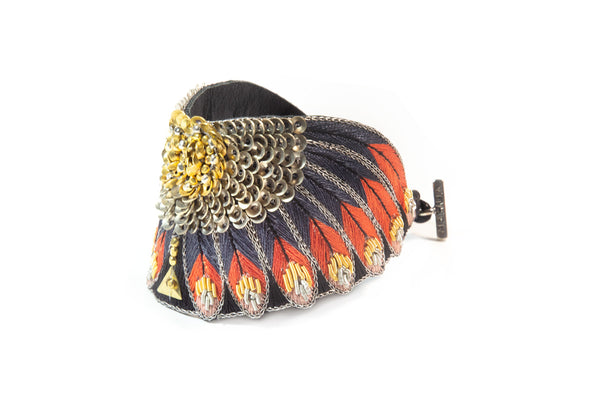 Seidenarmband Nikita | Coral
