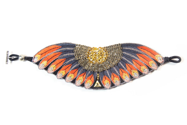 Seidenarmband Nikita | Coral